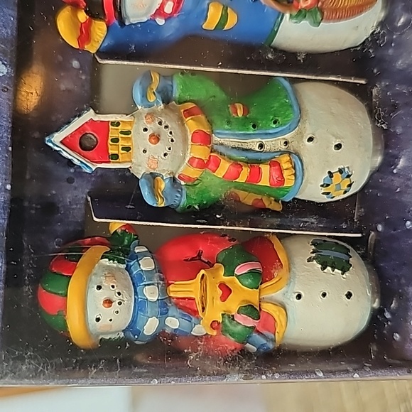 Vintage 2003 Boston Warehouse Susan Winget Frosty Fun Spreader Set of 4 - NIB - Picture 2 of 5